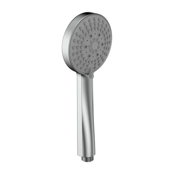 Laufen Handbrause Stella 100 3F, 3 regulierbare Strahlarten, Chrom