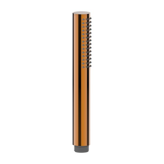 Laufen Handbrause TwinStick, Durchmesser 25mm, Vollmetall Brausestrahl, PVD Roségold