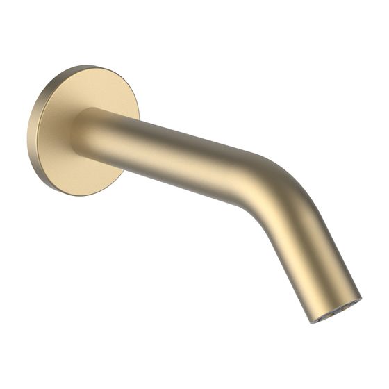 Laufen Wanneneinlauf Kartell Festauslauf Ausladung 175mm, Gold, PVD Blassgold matt