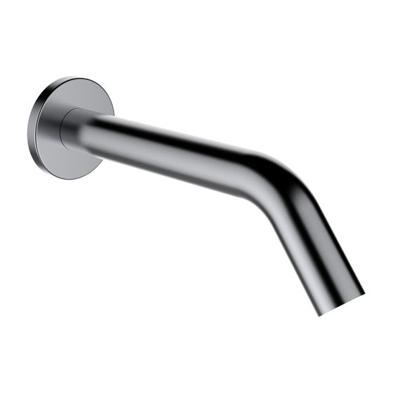 Laufen Wanneneinlauf Kartell Festauslauf Ausladung 175mm, PVD Edelstahl gebürstet
