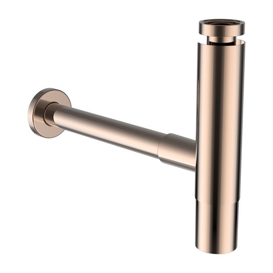 Laufen Design Siphon, PVD Roségold