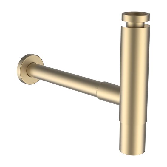 Laufen Design Siphon, PVD Blassgold matt