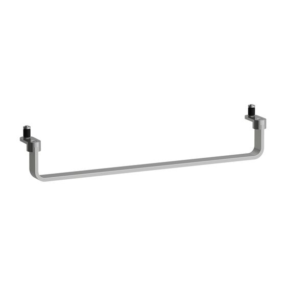 Laufen LANI Handtuchhalter Reling 475mm, Chrom, passend zu Waschtischen Laufen Pro S, LUA, MEDA, max 20kg