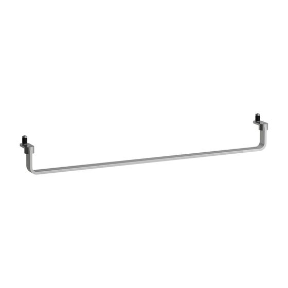 Laufen LANI Handtuchhalter Reling 700mm, Chrom, passend zu Waschtischen LUA, max 20kg