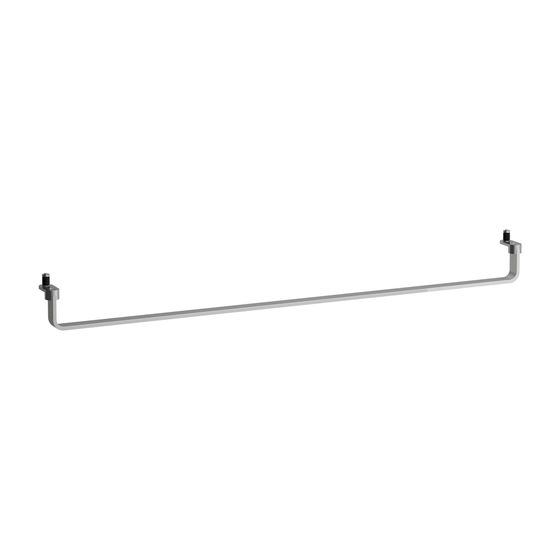 Laufen LANI Handtuchhalter Reling 950mm, Chrom, passend zu Waschtischen Kartell, Laufen Pro S, Living, LUA, MEDA, max 20kg
