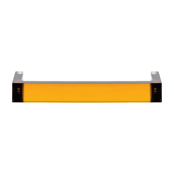 Laufen Handtuchhalter Kartell 300x75x40mm, Bernstein