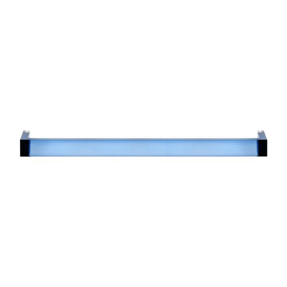 Laufen Handtuchhalter Kartell 600x75x40mm, Blau