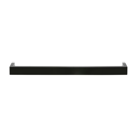 Laufen Handtuchhalter Kartell 600x75x40mm, Schwarz