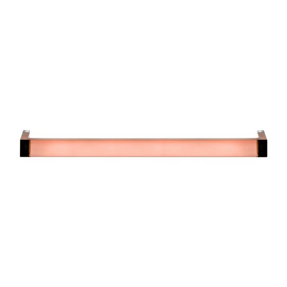 Laufen Handtuchhalter Kartell 600x75x40mm, Puderpink