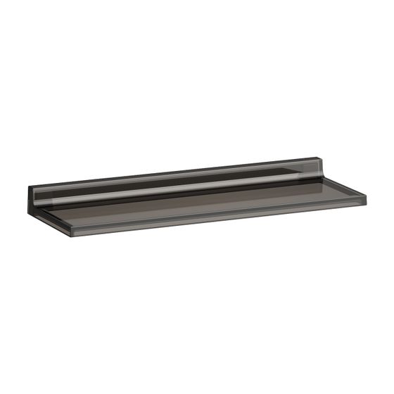 Laufen Ablage Kartell wandmontiert 450x155x40mm, Rauchgrau