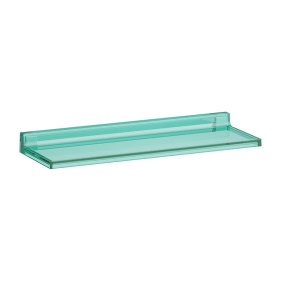 Laufen Ablage Kartell wandmontiert 450x155x40mm, Smaragdgrün