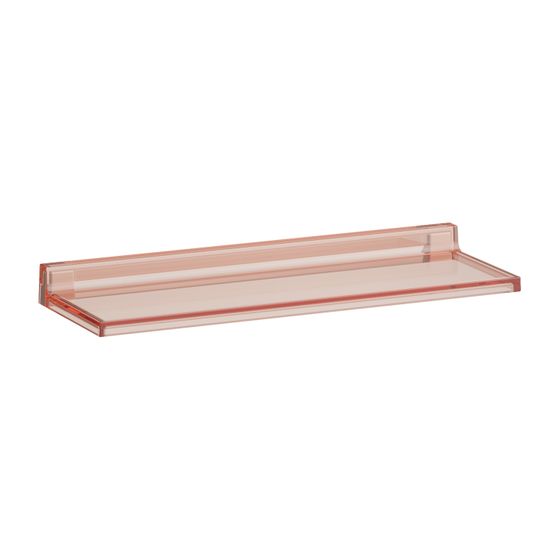 Laufen Ablage Kartell wandmontiert 450x155x40mm, Puderpink