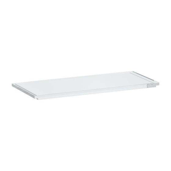 Laufen Ablage Kartell für Waschtisch 460x200x15mm, Kristallklar