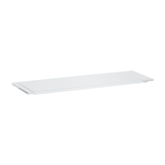 Laufen Ablage Kartell 250x750x15mm, Kristallklar