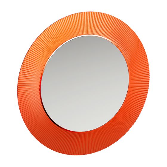 Laufen Spiegel All Saints Kartell, Mandarine, rund Durchmesser außen, 780mm, Durchmesser innen, 520mm