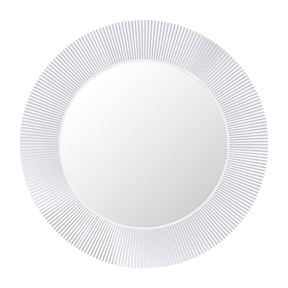Laufen Spiegel Kartell indirekte, LED-Beleuchtung Durchmesser außen, 780mm, Durchmesser innen, 520mm, Kristallklar