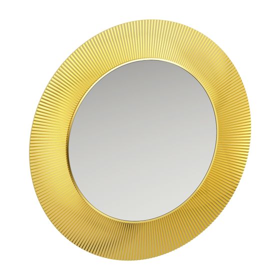 Laufen Spiegel All Saints Kartell, Gold, rund Durchmesser außen, 780mm, Durchmesser innen, 520mm