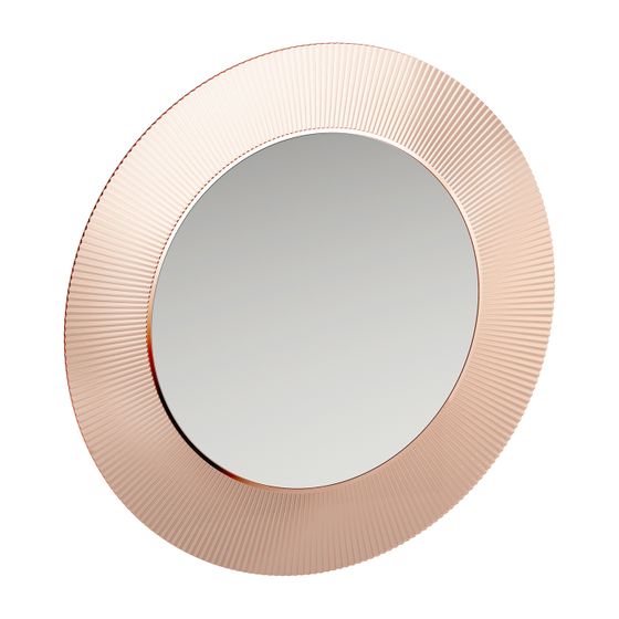 Laufen Spiegel Kartell indirekte, LED-Beleuchtung Durchmesser außen, 780mm, Durchmesser innen, 520mm, Puderpink