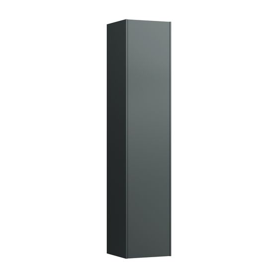 Laufen Hochschrank BASE für Pro S Set 336x350x1650mm, Verkehrsgrau, 1 Tür Scharnier links 5 Ablagen mit Push/Pull Funktion