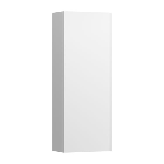 Laufen Halbhochschrank LANI 184x353x900mm, Multicolor, 1 Tür Scharnier links 2 Glasablagen, Griffleiste integriert Soft-Close