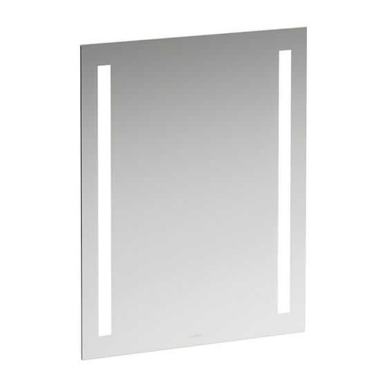 Laufen Spiegel LANI 550x28x700mm, mit 2 vertikal integrierten LED-Lichtelementen
