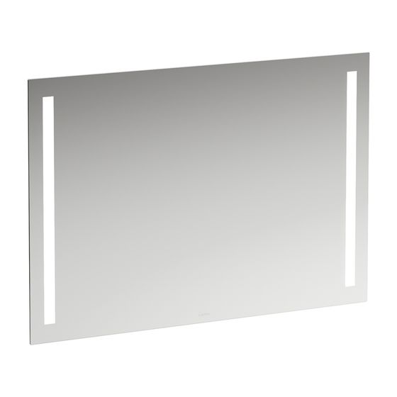 Laufen Spiegel LANI 1000x28x700mm, mit 2 vertikal integrierten LED-Lichtelementen