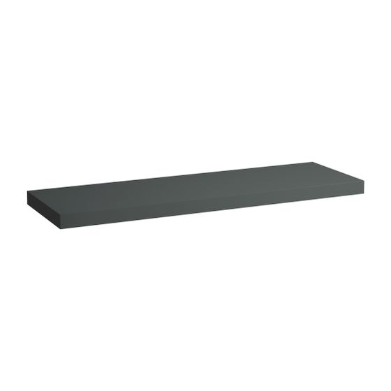 Laufen Waschtisch-Platte LANI 495x1570x65mm, Verkehrsgrau, ohne Ausschnitt, inklusive 3 Befestigungselemente