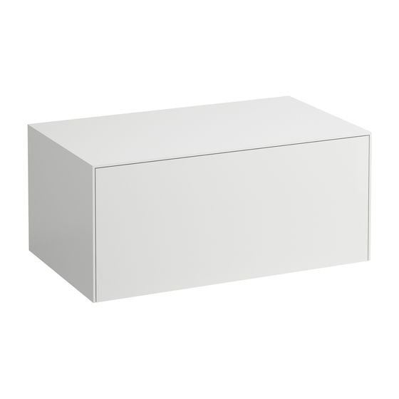 Laufen Sideboard Sonar 457x777x341mm, Gold Nero Marquina, ohne Ausschnitt, 1 Schublade mit Push/Pull Funktion
