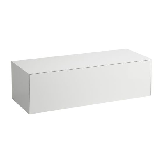 Laufen Sideboard Sonar 1180x340x450mm, Kupfer, ohne Ausschnitt, 1 Schublade mit Push/Pull Funktion