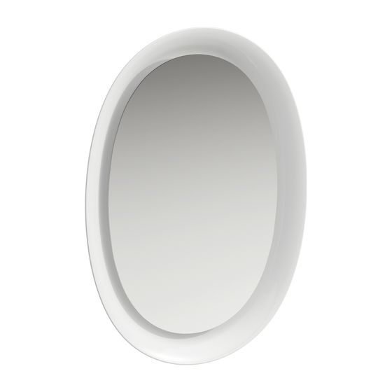 Laufen Keramischer Spiegel The New Classic 80x500x700mm, Weiß, LED Ambientelicht