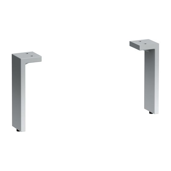 Laufen Füße Kartell, 2 Stück, optional für H408151/2 H407517/8 verchromt