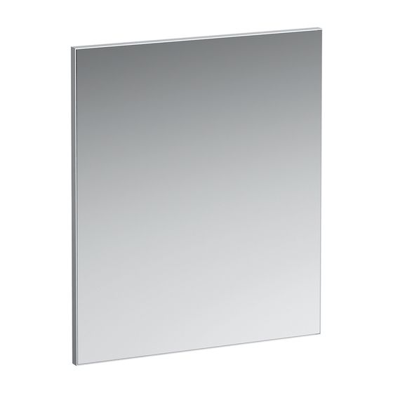 Laufen Spiegel Frame 25, 600x25x700mm, mit Aluminiumrahmen glanzeloxiert