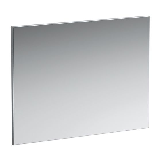 Laufen Spiegel Frame 25, 900x25x700mm, mit Aluminiumrahmen glanzeloxiert