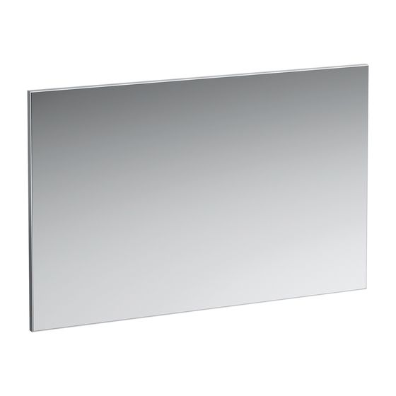 Laufen Spiegel Frame 25, 1000x25x700mm, mit Aluminiumrahmen glanzeloxiert
