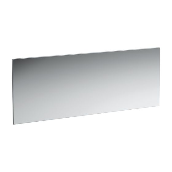 Laufen Spiegel Frame 25, 1800x25x700mm, mit Aluminiumrahmen glanzeloxiert