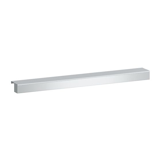 Laufen LED-Leuchte horizontal Frame 25 25x450x25mm, Sensor-Schalter glanzeloxiert