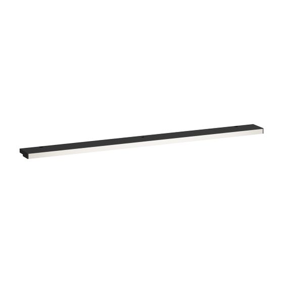 Laufen LED-Leuchte horizontal Frame 25 50x600x13mm, Mattschwarz, für Schalter