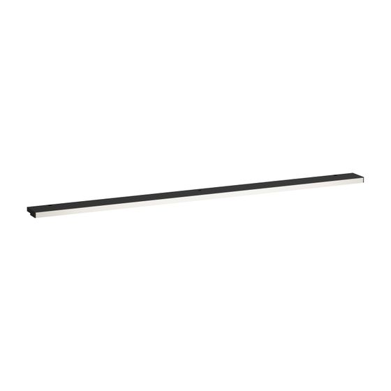 Laufen LED-Leuchte horizontal Frame 25 50x800x13mm, Mattschwarz, für Schalter