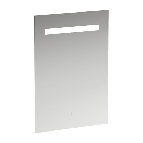 Laufen Spiegel Leelo, LED-Beleuchtung 550x800mm, 1 Touchschalter Ein/Aus/Dimmer