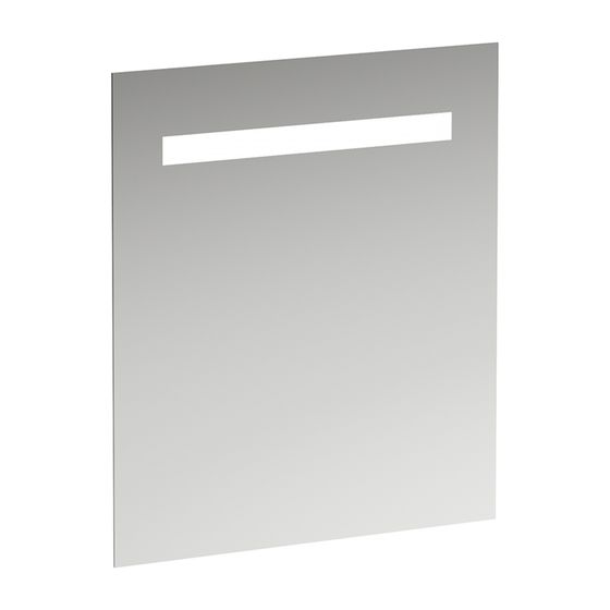 Laufen Spiegel Leelo, LED-Beleuchtung 600x700mm, externer Lichtschalter