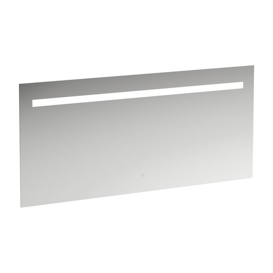 Laufen Spiegel Leelo, LED-Beleuchtung 1500x700mm, 1 Touchschalter Ein/Aus/Dimmer