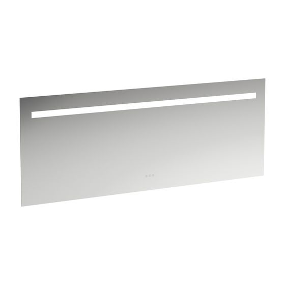 Laufen Spiegel Leelo, LED-Beleuchtung+Ambientelicht+3 Touchsensoren 1800x700mm, Ein/Aus/Dimmer/Farbtemperaturwechsel