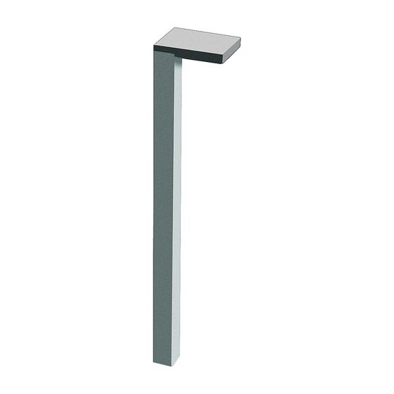 Laufen Füße, 2 Stück, Laufen Pro S für Waschtischunterbauten Aluminium