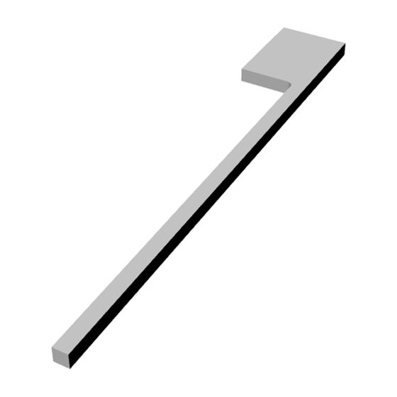 Laufen Handtuchhalter LUA 50x350x10mm, Mattweiß