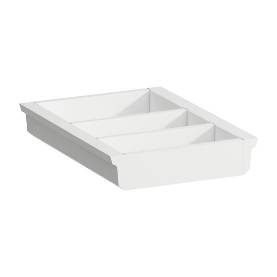 Laufen Ordnungssystem SPACE 274x200x45mm, Weiß, für Waschtischunterbauten