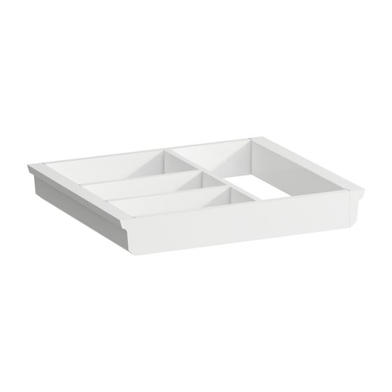 Laufen Ordnungssystem SPACE 274x320x45mm, Weiß, für Waschtischunterbauten