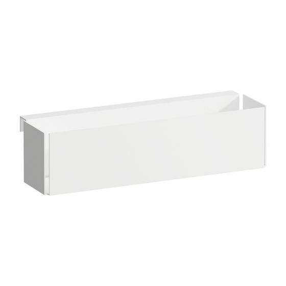 Laufen Ablagefach INO 90x305x80mm, Mattweiß, für Schublade Aluminium