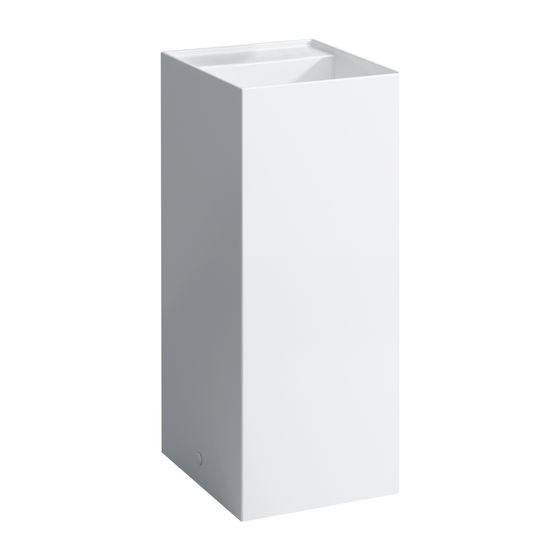Laufen Waschtisch freistehend Kartell 435x375x900mm, Active Weiß LCC, ohne Hahnloch/Überlauf