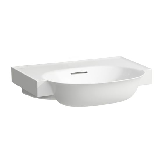 Laufen Waschtisch The New Classic 480x600x165mm, Weiß, ohne Hahnloch, mit Überlauf