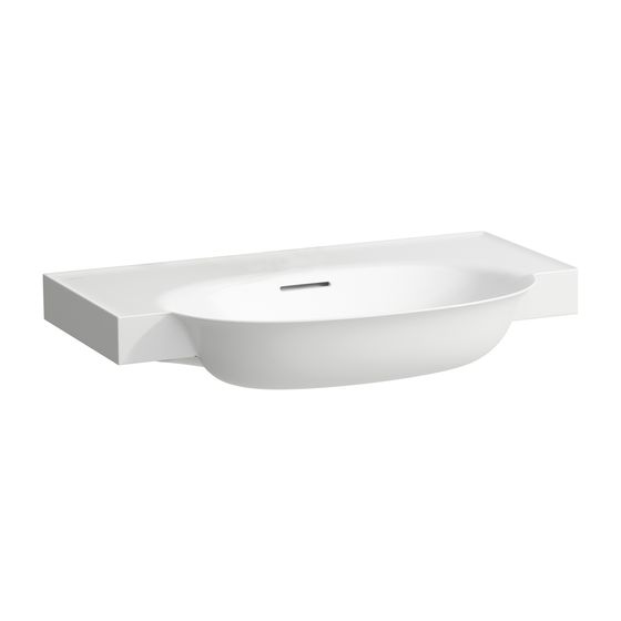 Laufen Waschtisch The New Classic 480x800x165mm, Weiß LCC, ohne Hahnloch, mit Überlauf